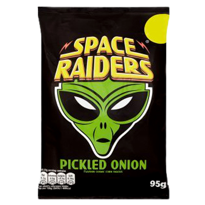 Space Raiders Pickled Onion Flavour Cosmic Corn Snacks