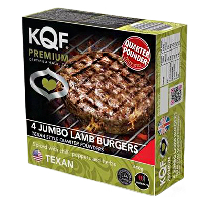 Kqf Texan Quarter Lamb Burgers 4 X