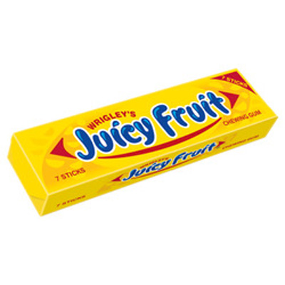 Wrigleys Juicy Fruit Chewing Gum 7pk