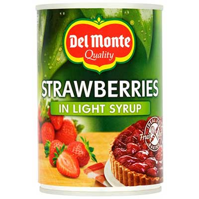 Del Monte Strawberries In Light Syrup