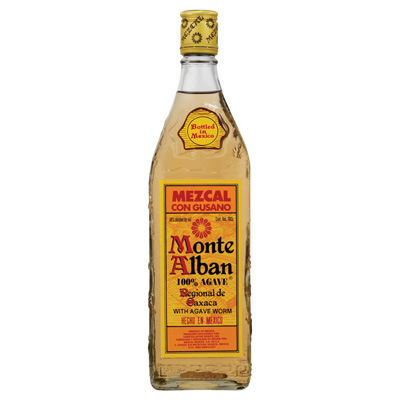 Monte Alban Mezcal Con Gusano