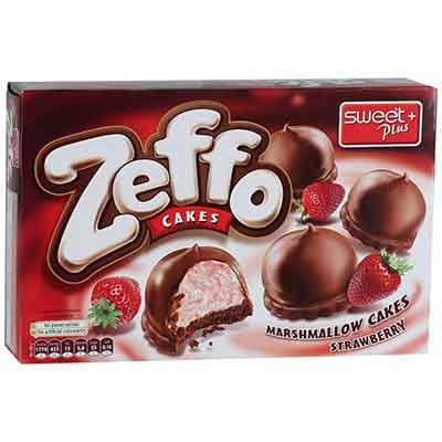 Zeffo Marshmallow Cakes With Strawberry