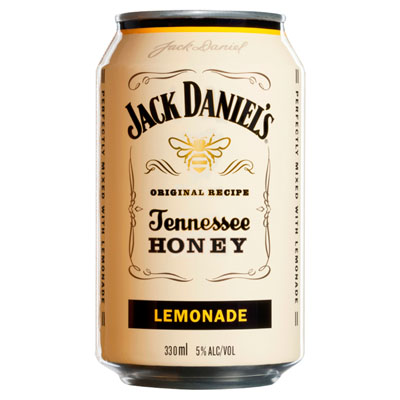 Jack Daniels Honey Whiskey & Lemonade