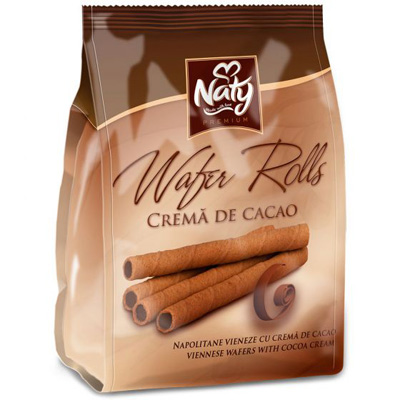 Naty Cocoa Wafer Rolls