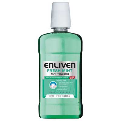 Enliven Fresh Mint Mouthwash Alcohol Free