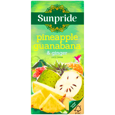 Sunpride pineapple guanabana & ginger