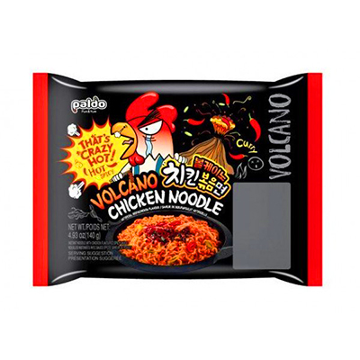 Paldo Volcano Chicken Noodle Artificial Beef & Chicken Flavour