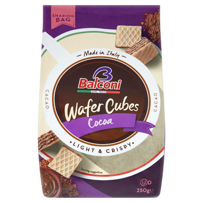 Balconi Wafer Cubes Cocoa