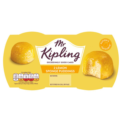 Mr. Kipling Exceedingly Good... Lemon Sponge Puddings