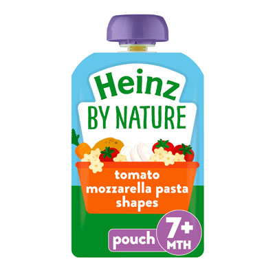 Heinz By Nature Tomato Mozzarella Pasta Shapes 7+ Months