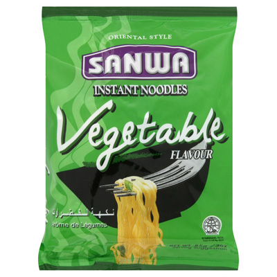 Sanwa Oriental Style Instant Noodles Vegetable Flavour