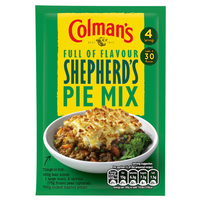 Colmans Shepherds Pie Recipe Mix