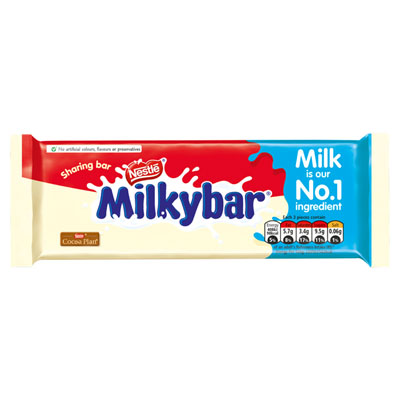 Milkybar White Chocolate Sharing Block Bar