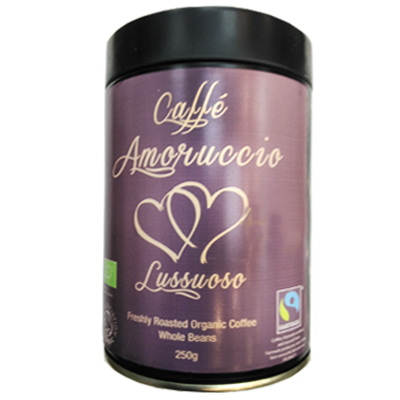 Caffe amoruccio Organic roasted coffee whole beans