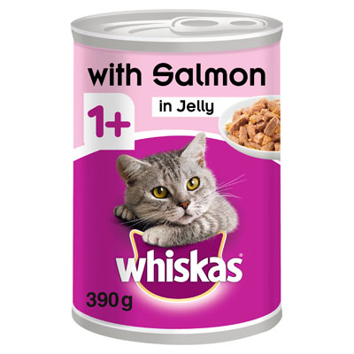 Whiskas Salmon In Jelly Wet Adult Cat Food