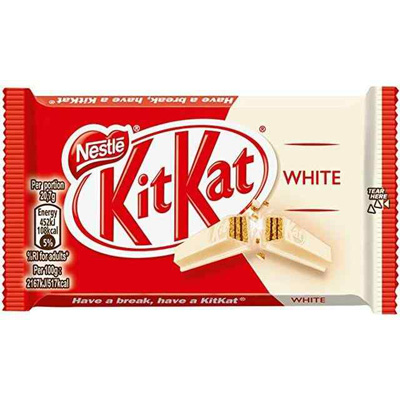 Kitkat 4 Finger White Chocolate Bar