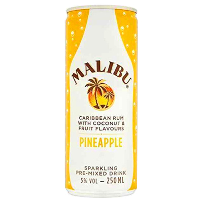 Malibu And Sparkling Pineapple