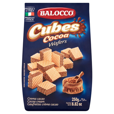 Balocco Cubes Cocoa Wafers