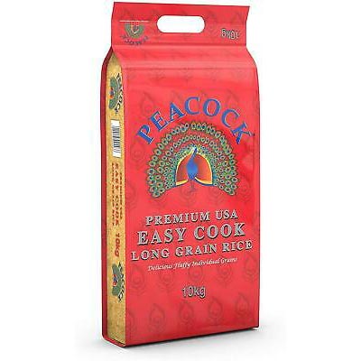 Peacock Premium Usa Easy Cook  Long Grain Rice