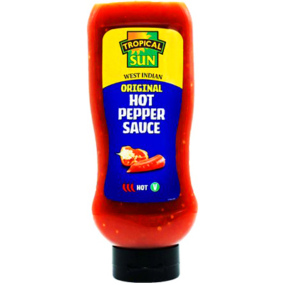 Tropical sun hot pepper sauce