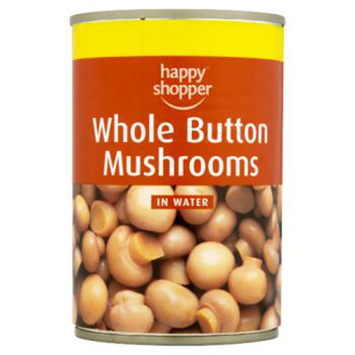 Happy Shopper Whole Button Mushrooms In Water