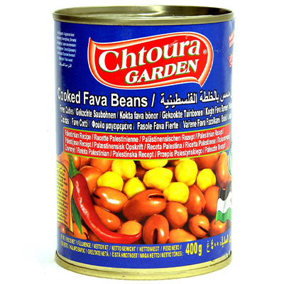 Chtoura Garden Cooked Mix Fava Beans