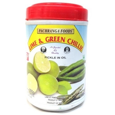 Pachranga Lime And Green Chilli Pickle