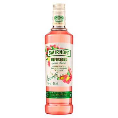 Smirnoff Infusions Raspberry, Rhubarb And Vanilla