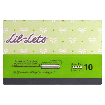 Lil-lets Smartfit 10 Non-applicator Tampons Super Plus