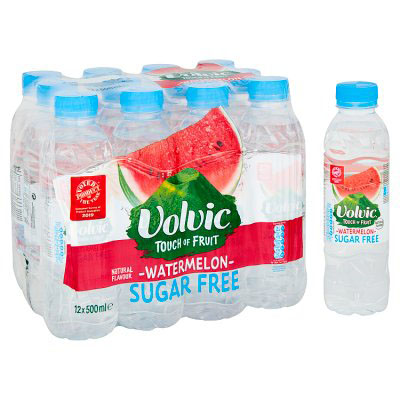 Volvic Touch Of Fruit Sugar Free Watermelon Natural Flavoured Water