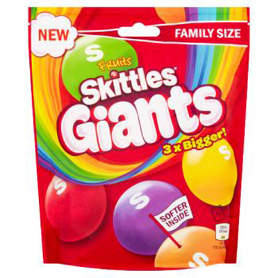 Skittles Giants Fruit Sweets Pouch Bag