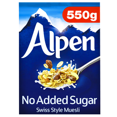 Alpen Muesli No Added Sugar