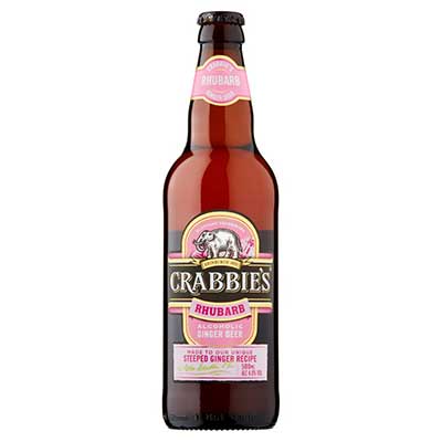 Crabbies Rhubarb Alcoholic Ginger Beer