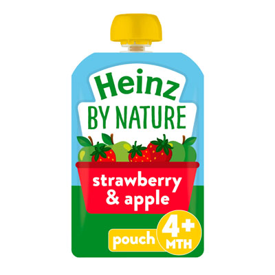 Heinz By Nature Apple & Strawberry 4+ Months