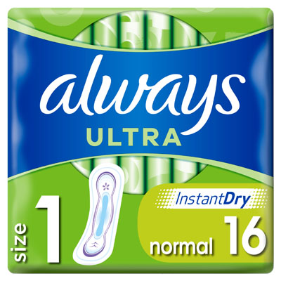 Always Ultra Normal Size 1 Sanitary Towels