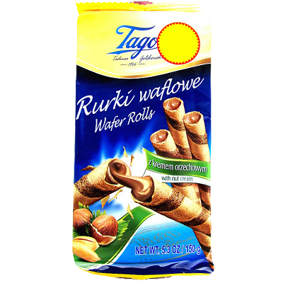 Tago Wafer Rolls With Nut Cream