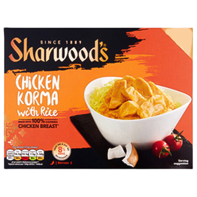 Sharwoods Chicken Korma With Rice