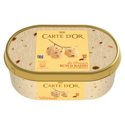 Carte Dor Rum & Raisin Ice Cream