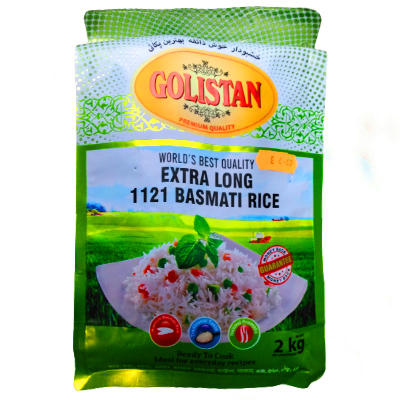 Golistan extra long 1121 basmati rice