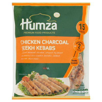 Humza Chicken Charcoal Seekh Kebabs 5pcs