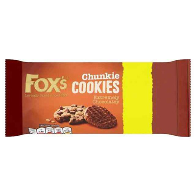 Foxs Chunkie Cookies Extremely Chocolatey