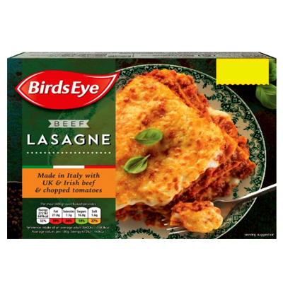 Birds Eye Beef Lasagne