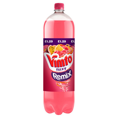 Vimto Fizzy Remix Raspberry, Orange & Passionfruit