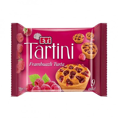 ETI TARTINI WITH RASPBERRY