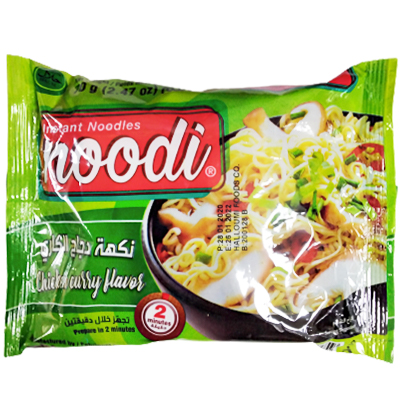 Noodi chicken curry flavour noodles