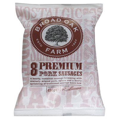 Broad Oak Farm 8 Premium Pork Sausages