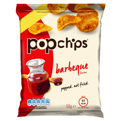 Popchips Barbeque Flavour Popped Potato Chips