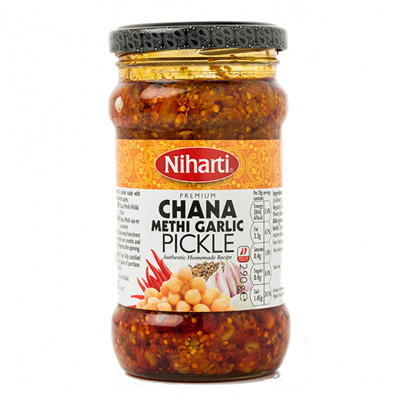 Niharti Chana Methi Garlic Pickle