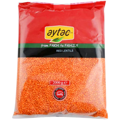 Aytac red lentils whole