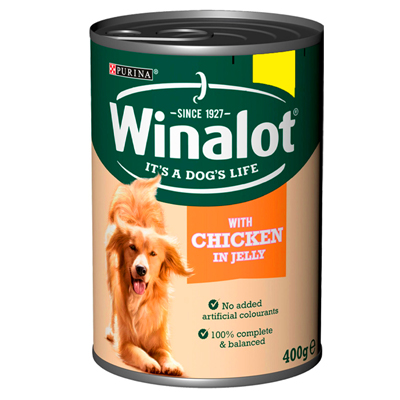 Winalot Classics Tinned Dog Food Chicken In Jelly